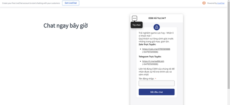 EE88 - Nhà cái dẫn đầu thị trường cá cược trực tuyến 3 Đội Ngũ Chăm Sóc Khách Hàng Luôn Hỗ Trợ Tận Tình Và Chuyên Nghiệp