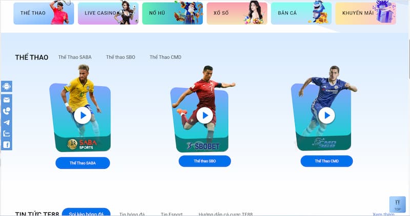 TF88 - Nhà cái xanh chín với nhiều khuyến mãi KHỦNG 4 Thể Thao