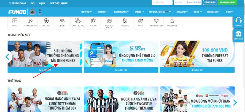 Khuyến mãi Fun88 - Đa dạng sự kiện siêu khủng tại nhà cái 3 Chương Trình Cực Khủng Mà Nhà Cái Dành Tặng Tân Thủ