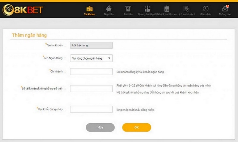 Chia sẻ cách nạp tiền 8KBet nhanh chóng cho người chơi mới 3 Rút Tiền Thẻ Cào Nhanh Chóng Và Đảm Bảo An Toàn Khi Giao Dịch