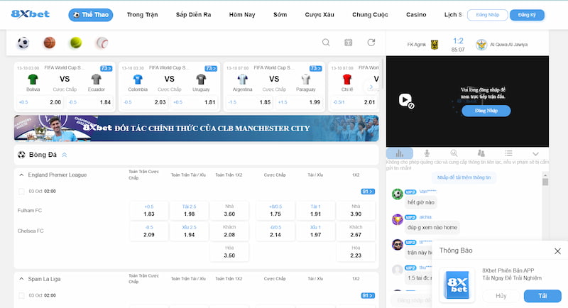 8XBET - Nhà cái cá cược thể thao uy tín hàng đầu Châu Á 4 Sân Chơi Thể Thao