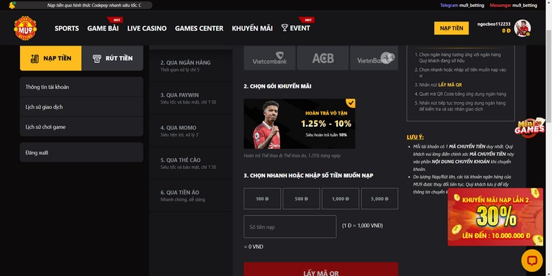 Khuyến mãi MU9 - Một số sự kiện bùng nổ đang triển khai 3 Lưu Ý Khi Tham Gia Và Sử Dụng Mã Quà Tặng Từ Mu9