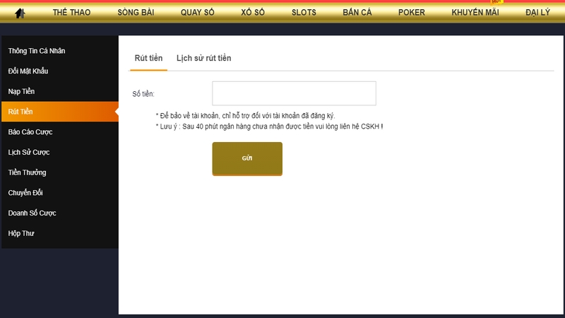 Hướng dẫn nạp tiền Rich888 cụ thể cho người mới bắt đầu 3 3 Bước Rút Tiền Rich888 Bằng Thẻ Cào Nhanh Chóng