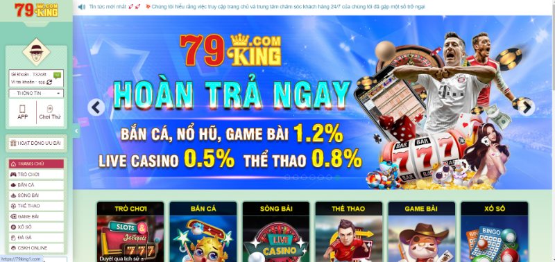 79KING - Nhà cái cá cược đỉnh cao hàng đầu cho bet thủ 6 Chính Sách Đại Lý Hấp Dẫn Thu Hút Nhiều Hội Viên